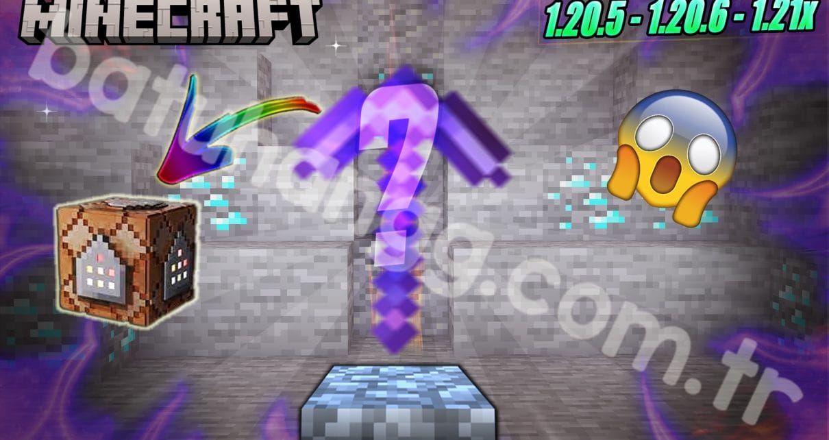 Minecraft verimlilik 1000 servet 1000 kazma yapımı